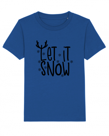 Let it Snow Reindeer Majorelle Blue