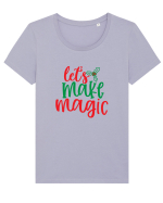 lets make Magic Xmas Tricou mânecă scurtă guler larg fitted Damă Expresser