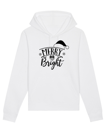 Merry and Bright Black White