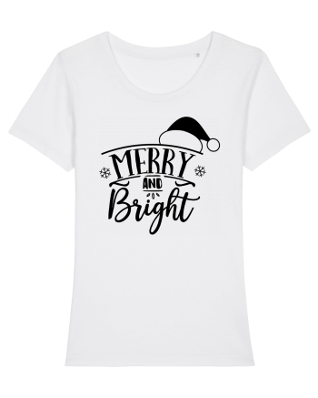 Merry and Bright Black White