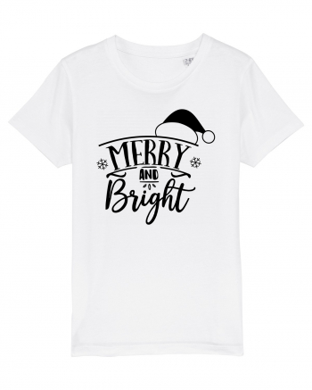 Merry and Bright Black White