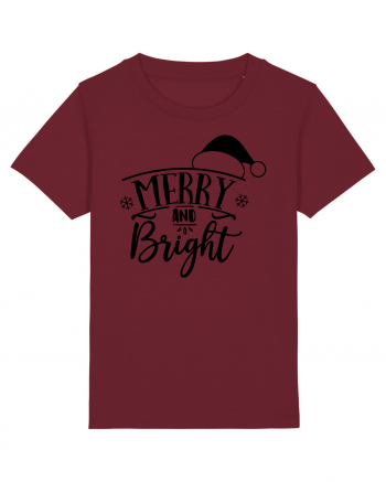 Merry and Bright Black Burgundy