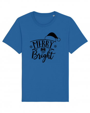 Merry and Bright Black Royal Blue