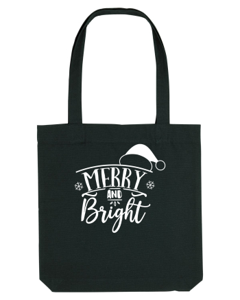 Merry and Bright White Black