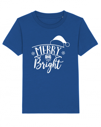 Merry and Bright White Majorelle Blue