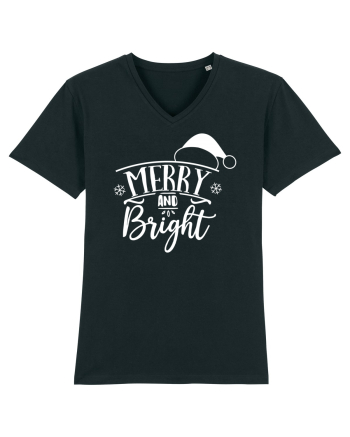Merry and Bright White Black