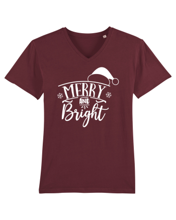 Merry and Bright White Burgundy