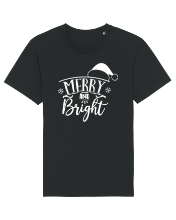 Merry and Bright White Black