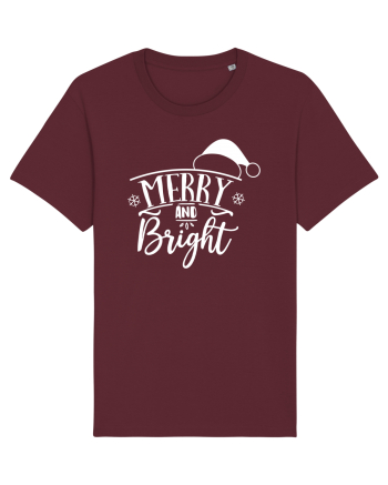 Merry and Bright White Burgundy