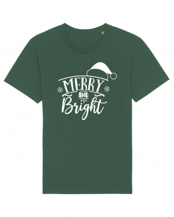 Merry and Bright White Bottle Green