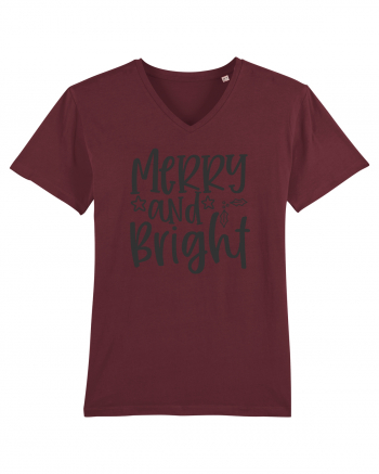 Merry and Bright 1 Burgundy