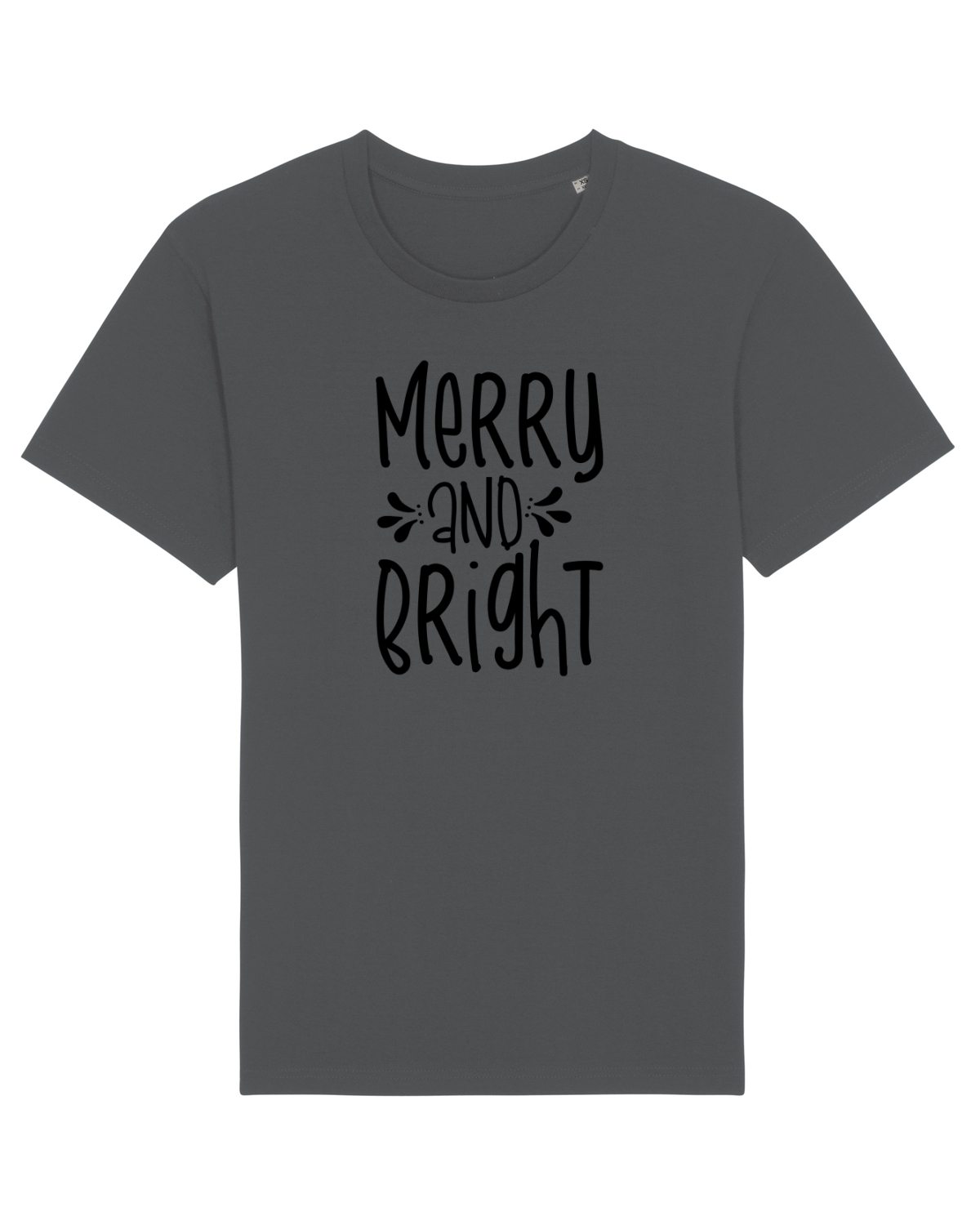 Tricou mânecă scurtă Unisex Rocker Anthracite