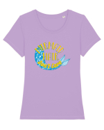 Mermaid Hair Tricou mânecă scurtă guler larg fitted Damă Expresser