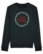 Merry Christmas Round Red Bluză mânecă lungă Unisex Rise