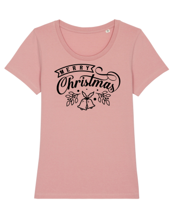 Merry Christmas Black Bells Canyon Pink