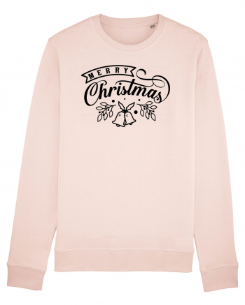 Merry Christmas Black Bells Candy Pink