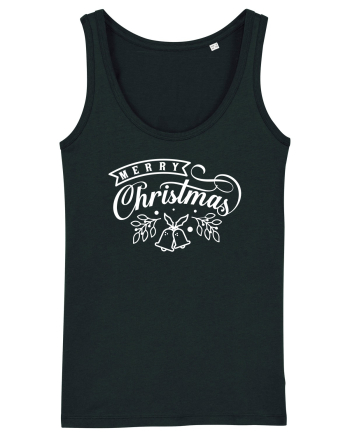Merry Christmas White Black
