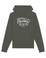 Merry Christmas White Hanorac Unisex Drummer