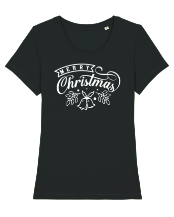 Merry Christmas White Black