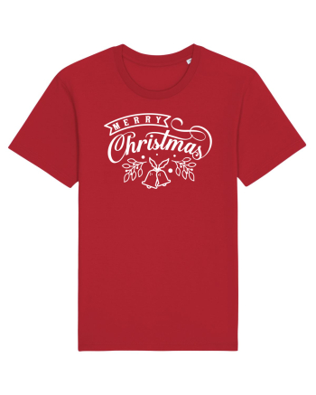 Merry Christmas White Red
