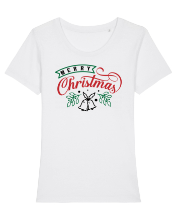 Merry Christmas Bell Green White