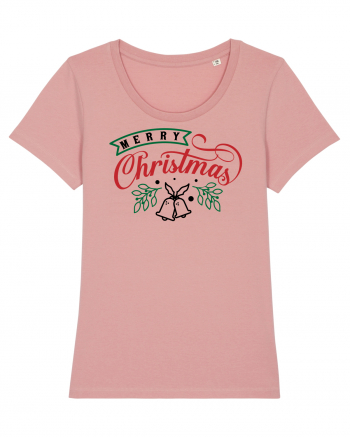 Merry Christmas Bell Green Canyon Pink