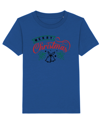 Merry Christmas Bell Green Majorelle Blue