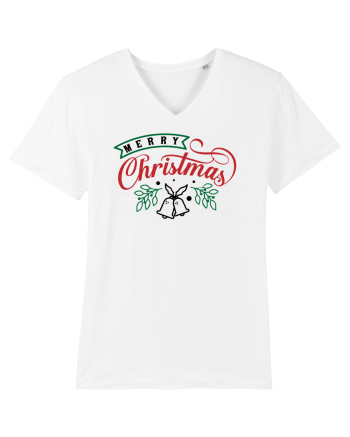 Merry Christmas Bell Green White