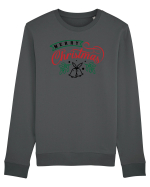 Merry Christmas Bell Green Bluză mânecă lungă Unisex Rise