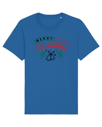 Merry Christmas Bell Green Royal Blue