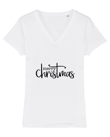 Merry Christmas Writing White