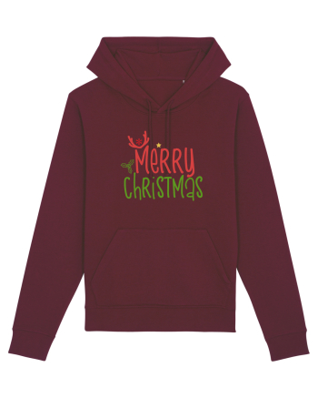 Merry Christmas Color Burgundy