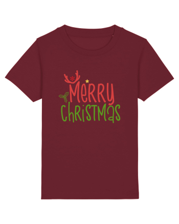 Merry Christmas Color Burgundy
