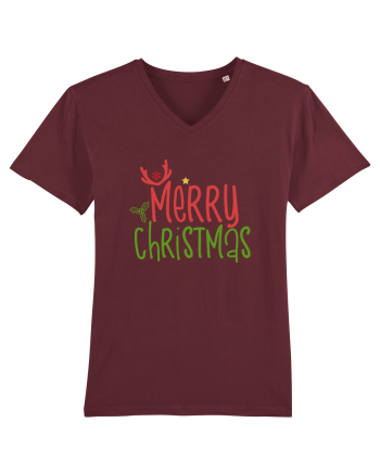 Merry Christmas Color Burgundy