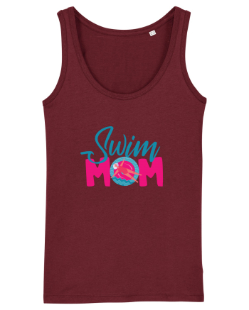 Swim Mom Burgundy