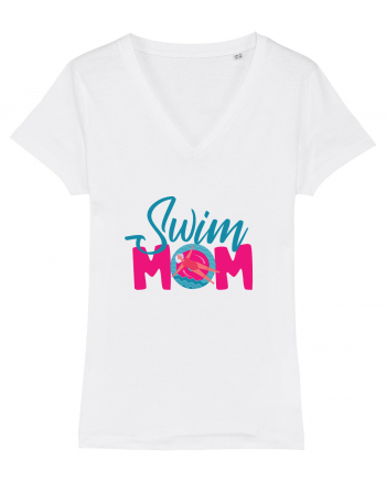Swim Mom White