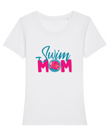 Swim Mom White