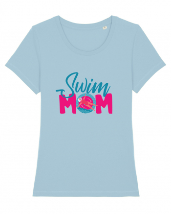 Swim Mom Sky Blue