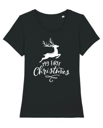 My first Christmas White Black