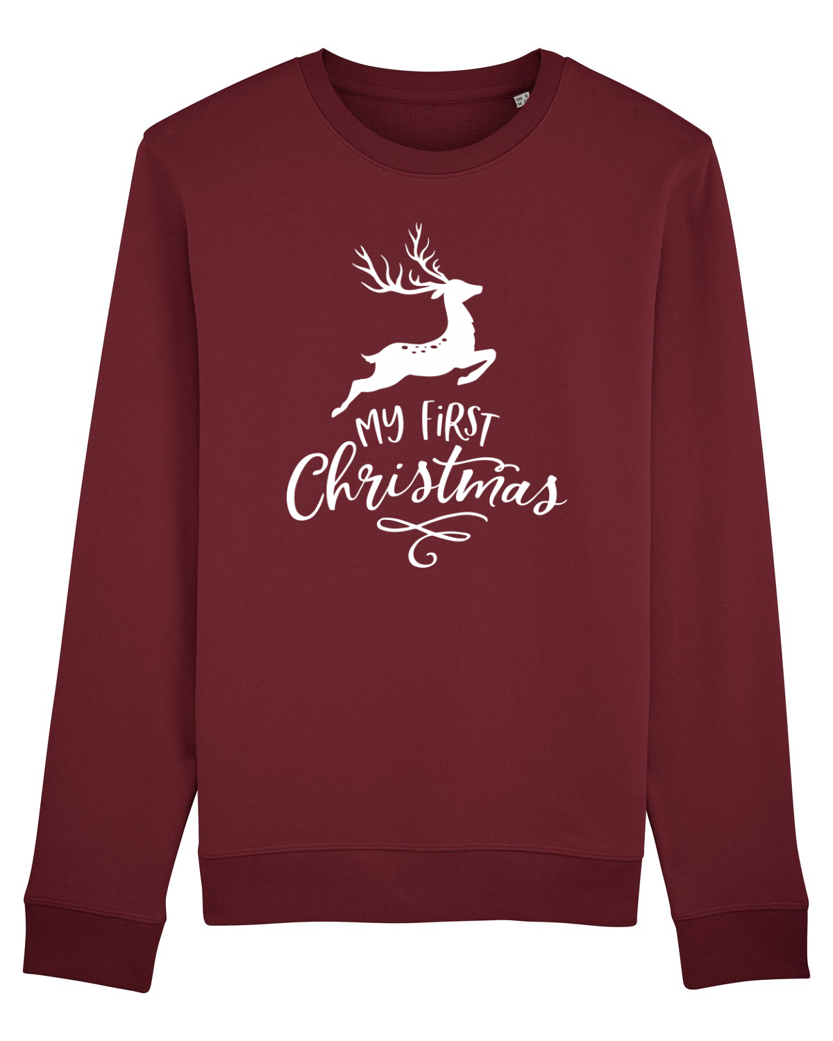 Bluză mânecă lungă Unisex Rise Burgundy