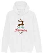 My First Christmas Reindeer Hanorac cu fermoar Unisex Connector