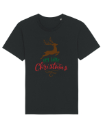My First Christmas Reindeer Tricou mânecă scurtă Unisex Rocker