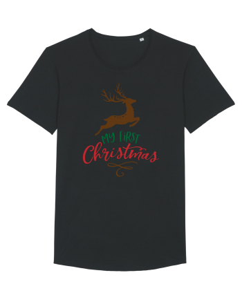 My First Christmas Reindeer Black