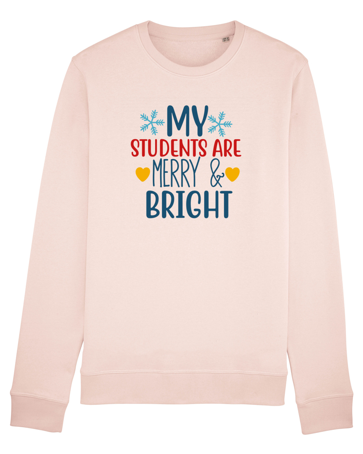 Bluză mânecă lungă Unisex Rise Candy Pink