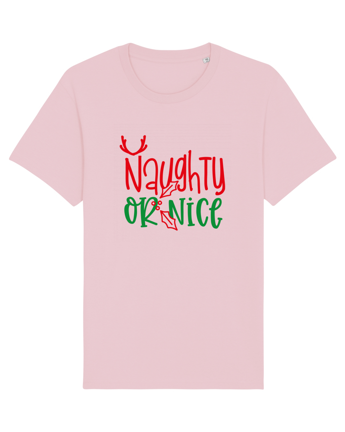 Tricou mânecă scurtă Unisex Rocker Cotton Pink