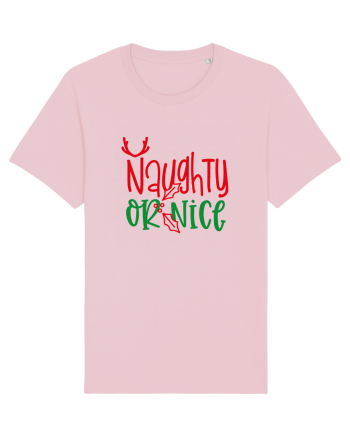 Naughty or Nice Cotton Pink