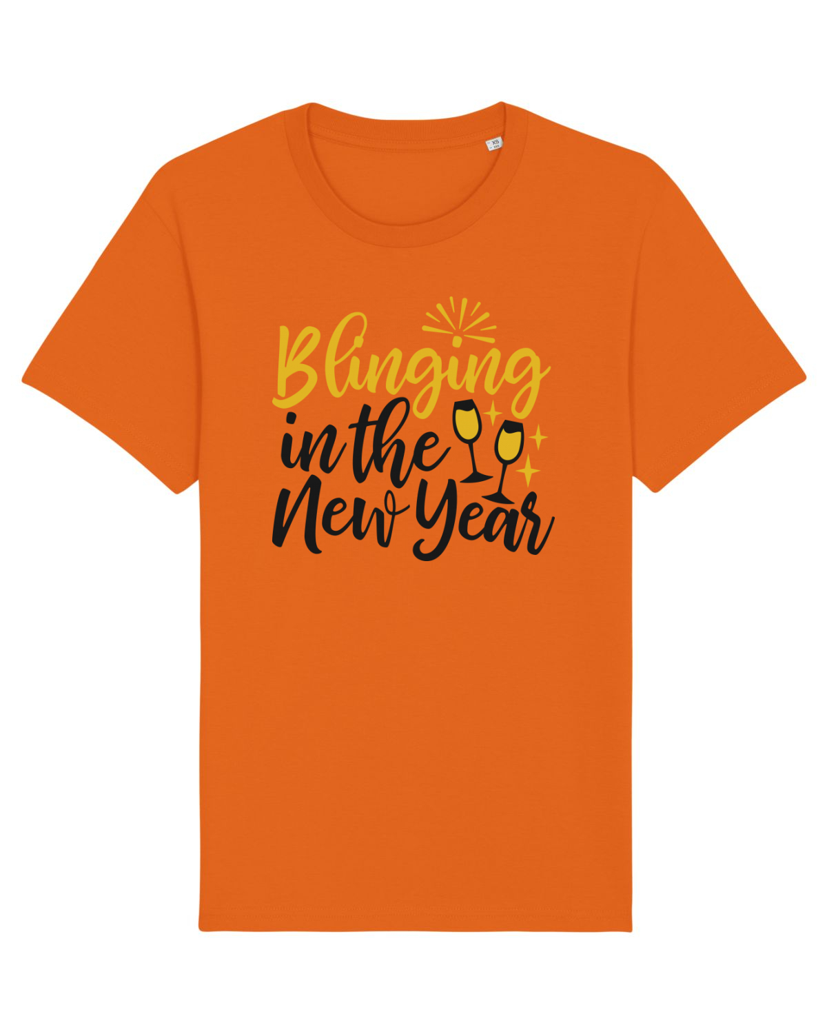 Tricou mânecă scurtă Unisex Rocker Bright Orange