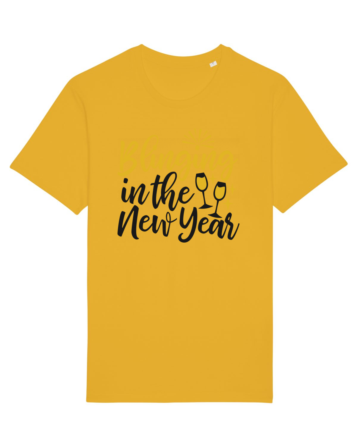 Tricou mânecă scurtă Unisex Rocker Spectra Yellow