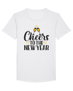 Cheers to the New Year Tricou mânecă scurtă guler larg Bărbat Skater