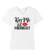Kiss me at Midnight Tricou mânecă scurtă guler V Bărbat Presenter